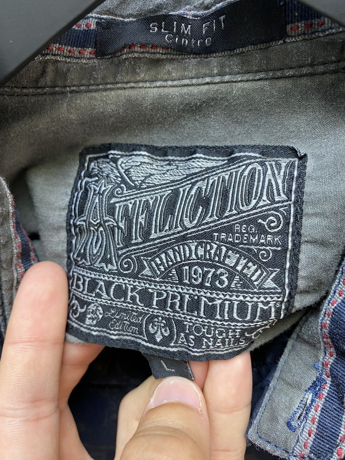 Other Crazy Y2K Affliction Cyber Grunge Button Up Shirt Size US L / EU 52-54 / 3 - 14 Thumbnail