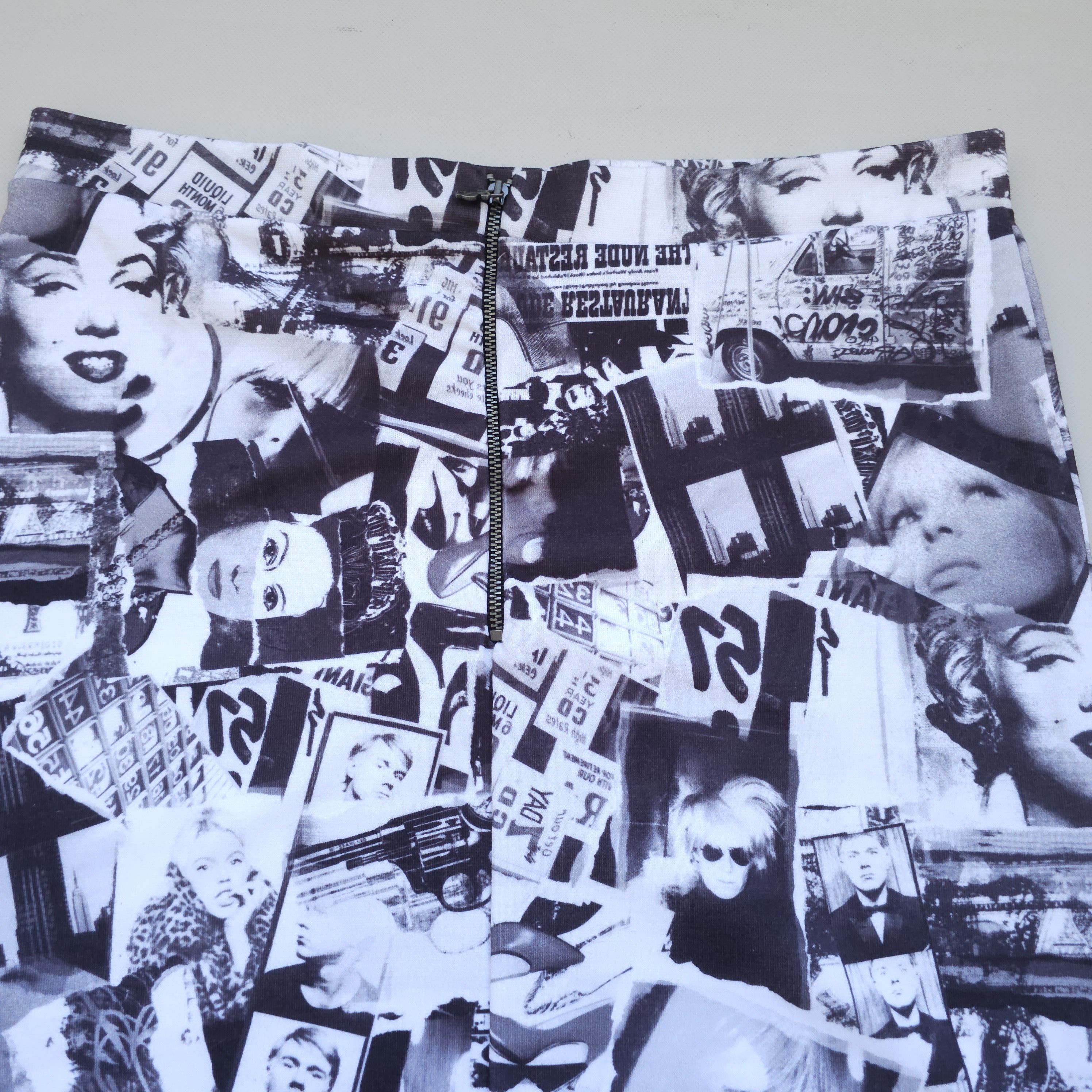 Andy Warhol Andy Warhol by Pepe Jeans Mini Skirt Printed Retro L (W31) Size 34" / US 12 / IT 48 - 3 Thumbnail