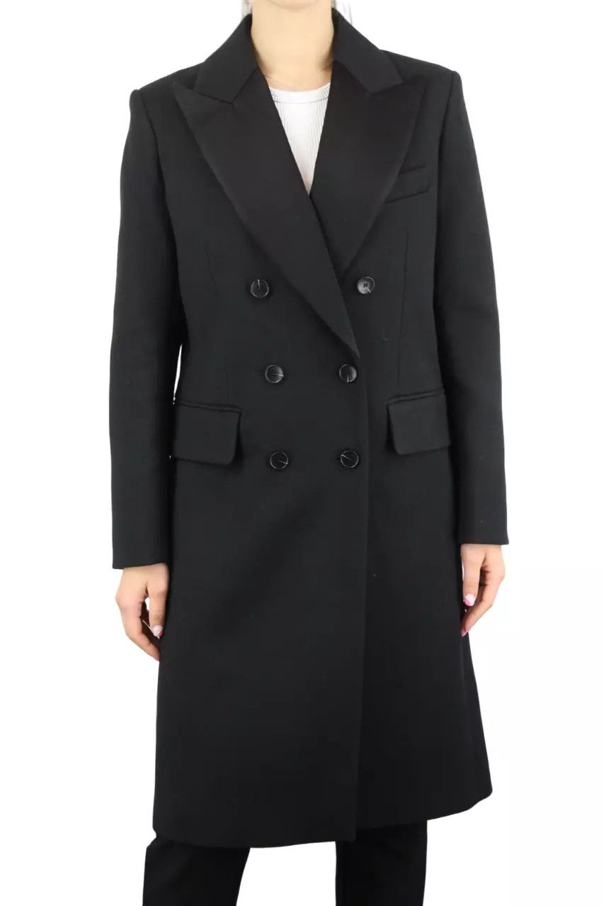 SANDRO For The Future Gulian Coat Womens (EU) 42 Wool Blend