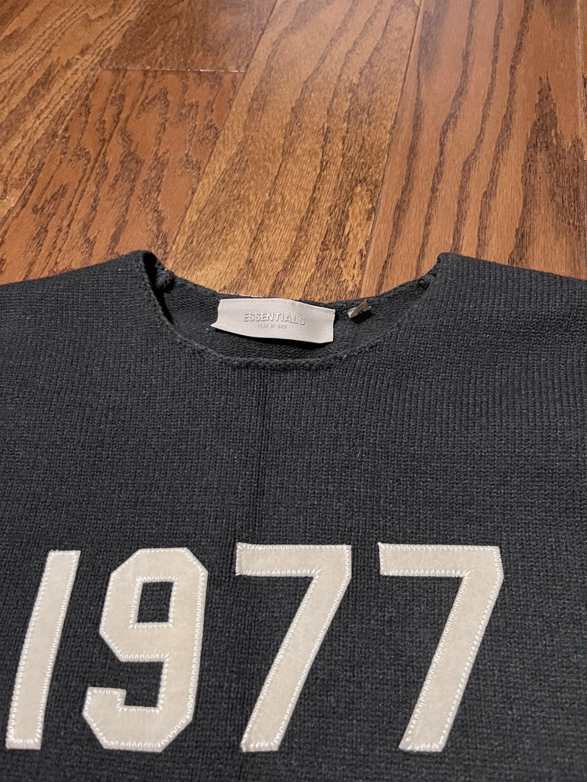 Fear of God Fear Of God Essentials 1977 Raw Edge Knit Sweater Boxy Baggy Size US L / EU 52-54 / 3 - 4 Thumbnail