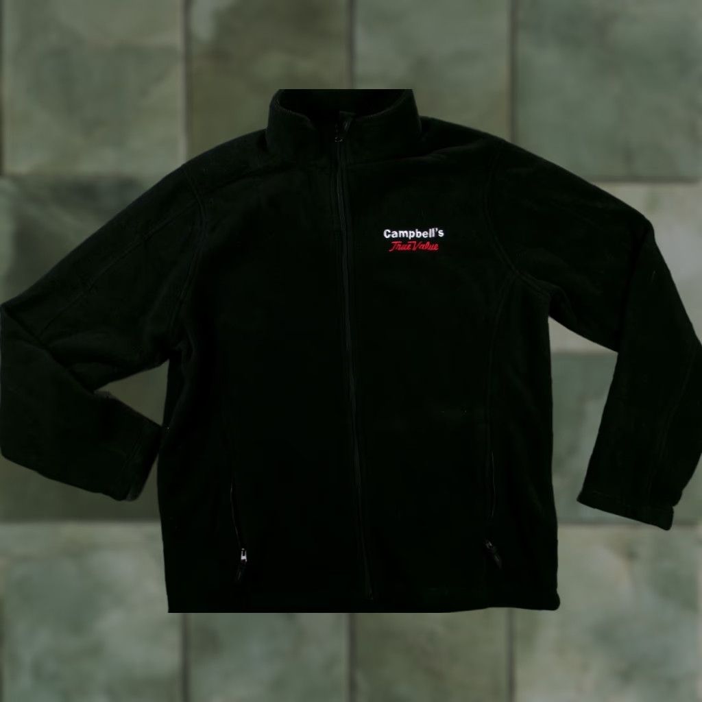 Logo 7 Campbells TrueValue Jacket Mens L Black Full Zip Embroidered Logo Campbells TrueValue Logo Jacket Black L Mens Size US L / EU 52-54 / 3 - 1 Thumbnail