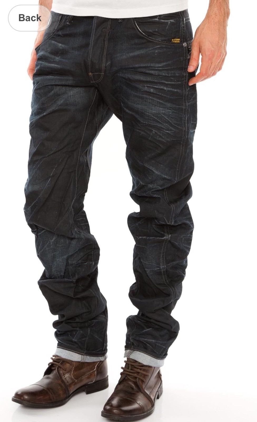 G-Star G-Star Raw NEW RILEY 3D LOOSE TAPERED Biker jeans Size US 34 / EU 50 - 3 Thumbnail
