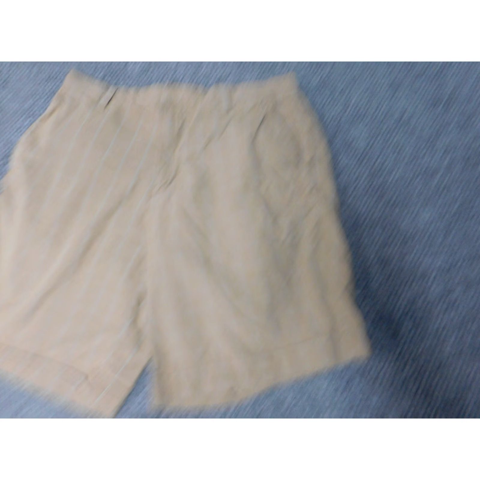 Banana Republic Banana Republic Mens Shorts 32 Beige Plaid Chino Flat Front Knit Cotton Regular Waist 32 Casual Mens Size US 32 / EU 48 - 3 Thumbnail