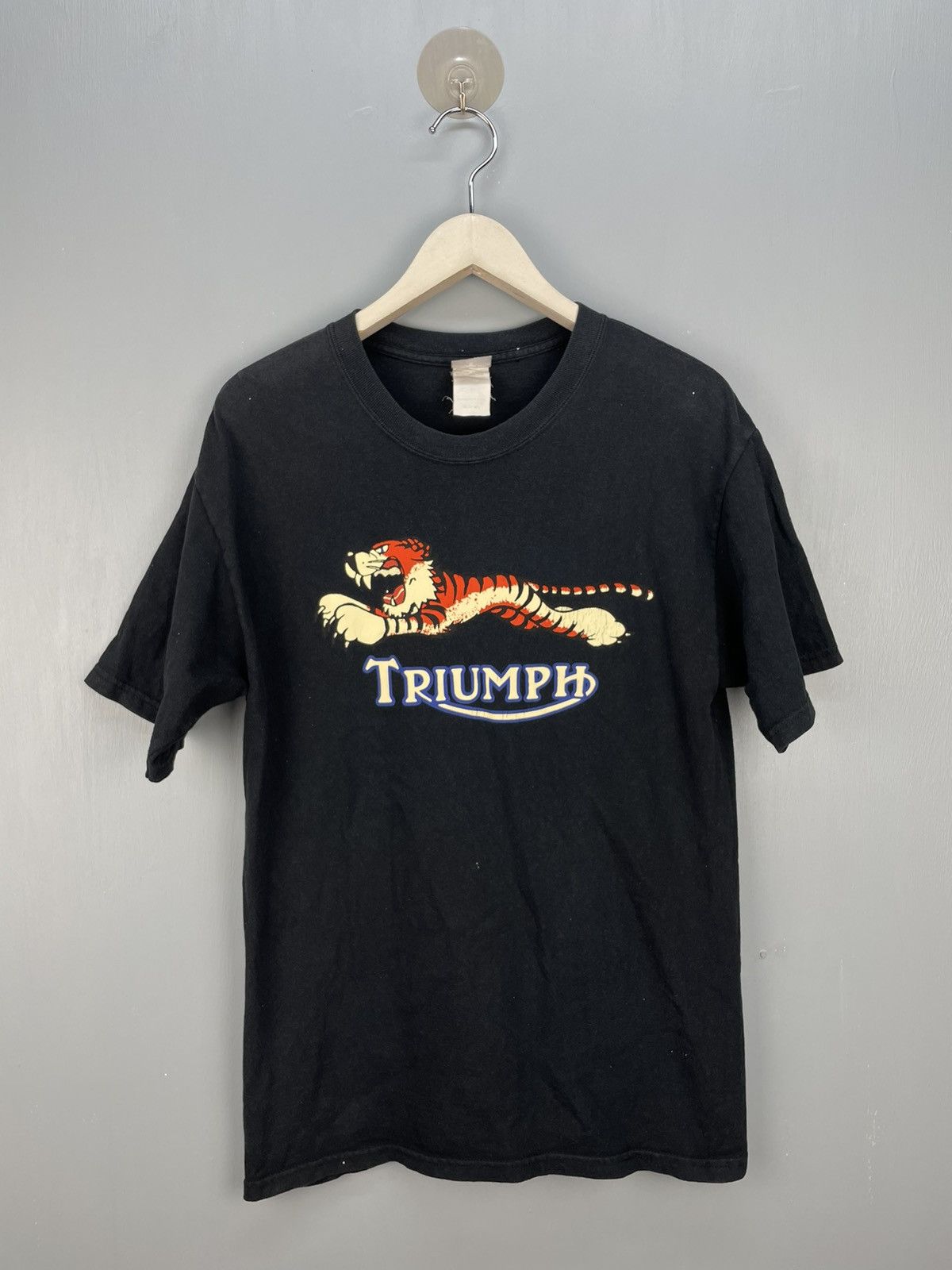 Vintage Vintage 90s Triumph Tiger metro promo t shirt Size US M / EU 48-50 / 2 - 1 Thumbnail