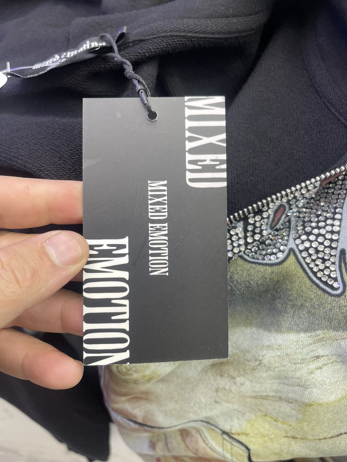 Other Mixed Emotions Angel zip up hoodie black/red Size US S / EU 44-46 / 1 - 3 Thumbnail
