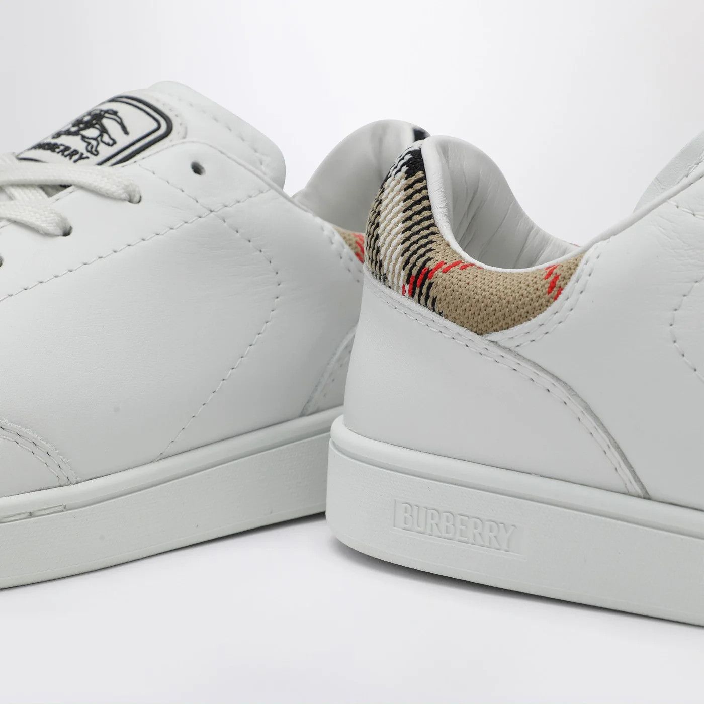 Burberry o1d2blof0426 Leather Low-Top Sneakers in White Size US 10 / IT 40 - 5 Thumbnail