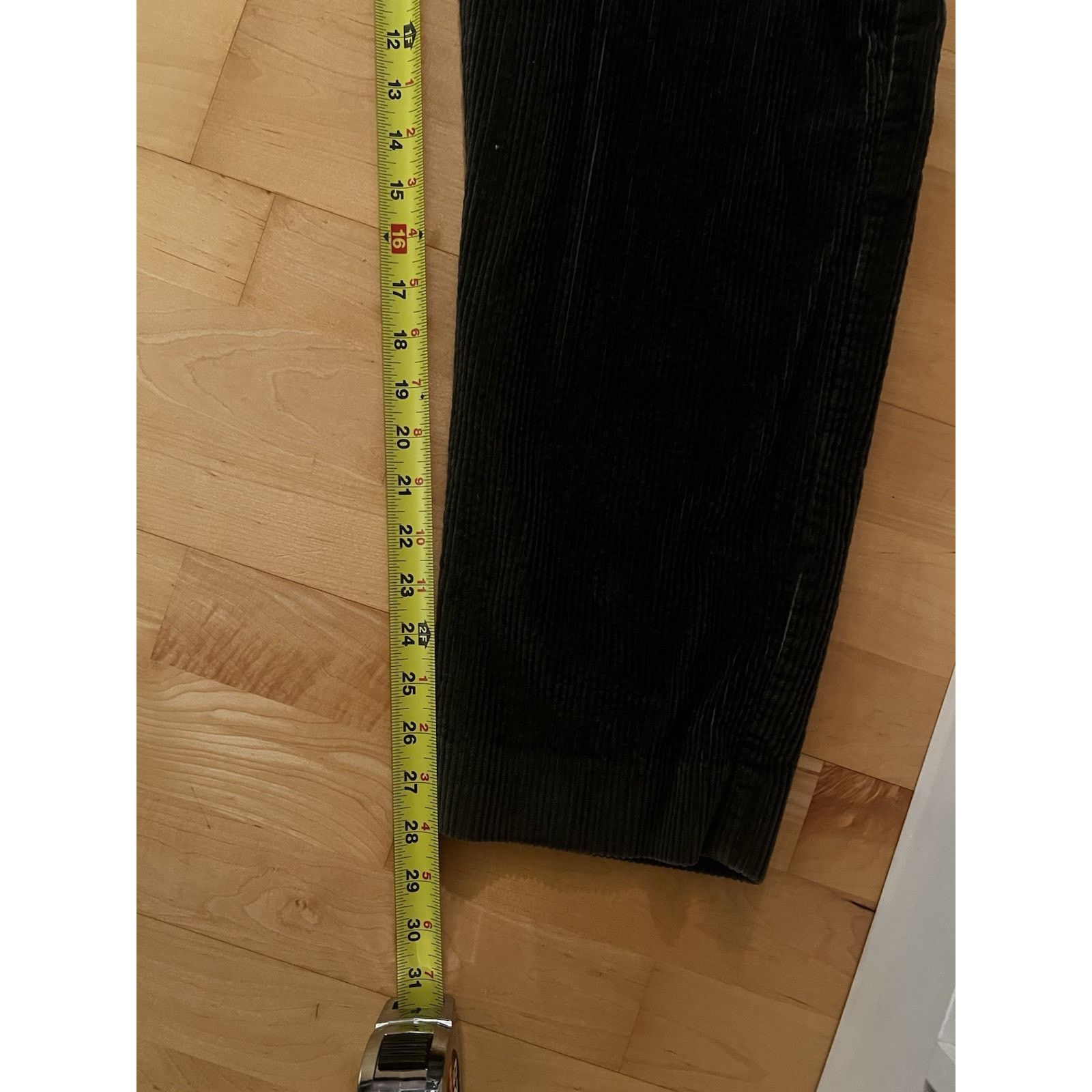 J. Peterman J. Peterman Corduroy Pleated Dress Pants Dark Grey 14 Size 36" / US 14 / IT 50 - 3 Thumbnail