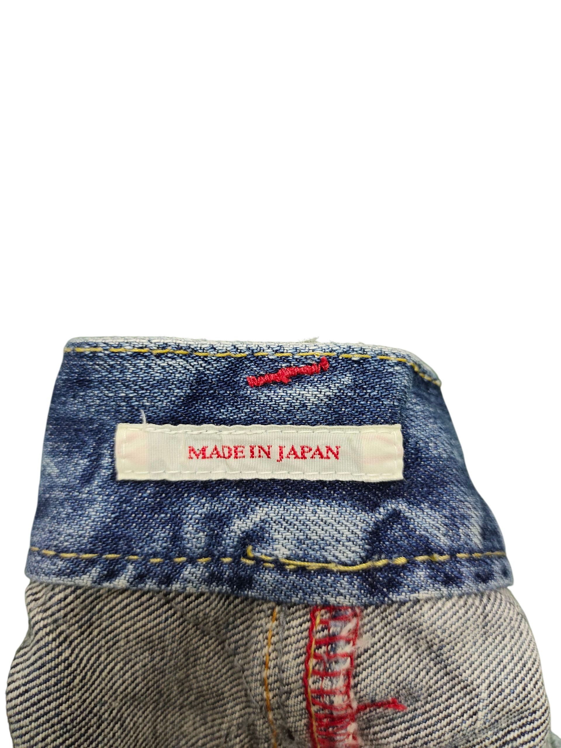 Eternal Japanese Brand Eternal Sukajan Clawmark Distress Denim Jeans Size US 30 / EU 46 - 11 Thumbnail