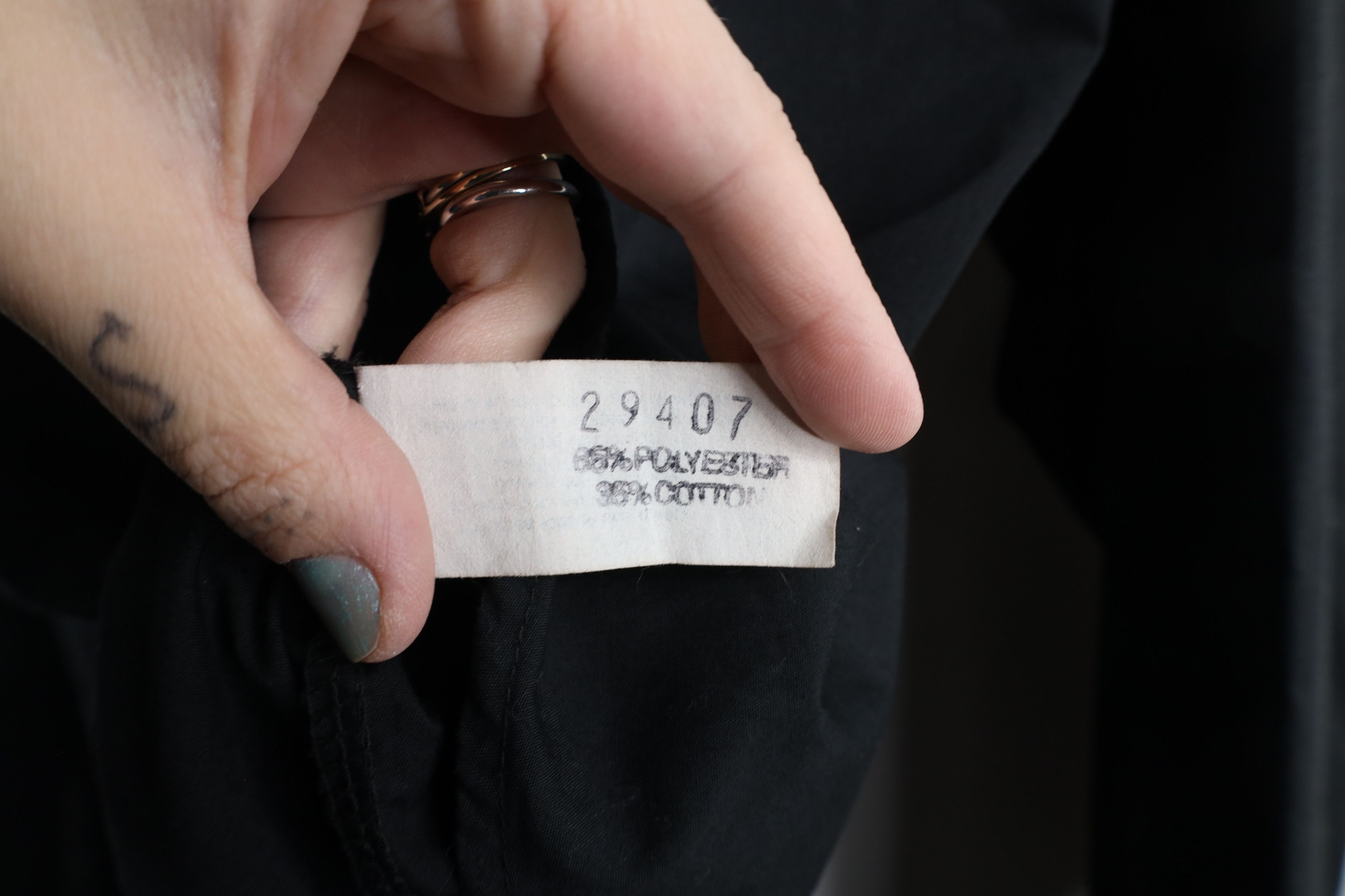 Vintage Vintage 60s 70s Streetwear Collar Button Shirt Black USA Size US M / EU 48-50 / 2 - 9 Thumbnail