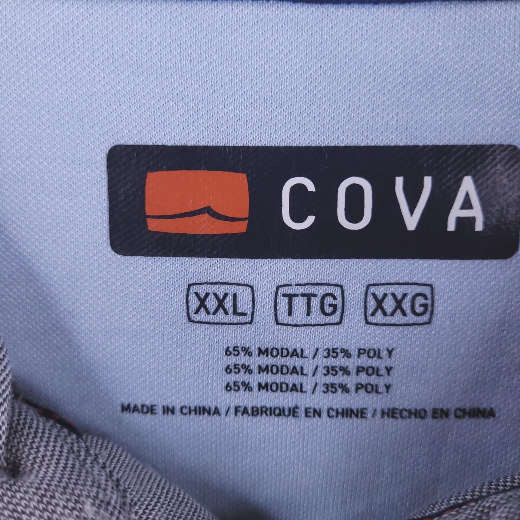 Vintage Cova Polo Men Gray Short Sleeve Modal Poly 2XL XXL Shirt Mens Polo Gray Short Sleeve Modal Poly Size US XXL / EU 58 / 5 - 2 Thumbnail