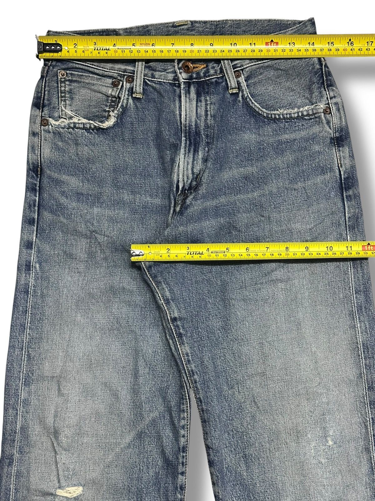 Edwin Vintage Edwin 505 Baggy Loose Style With Faded Wash Size US 29 - 13 Thumbnail
