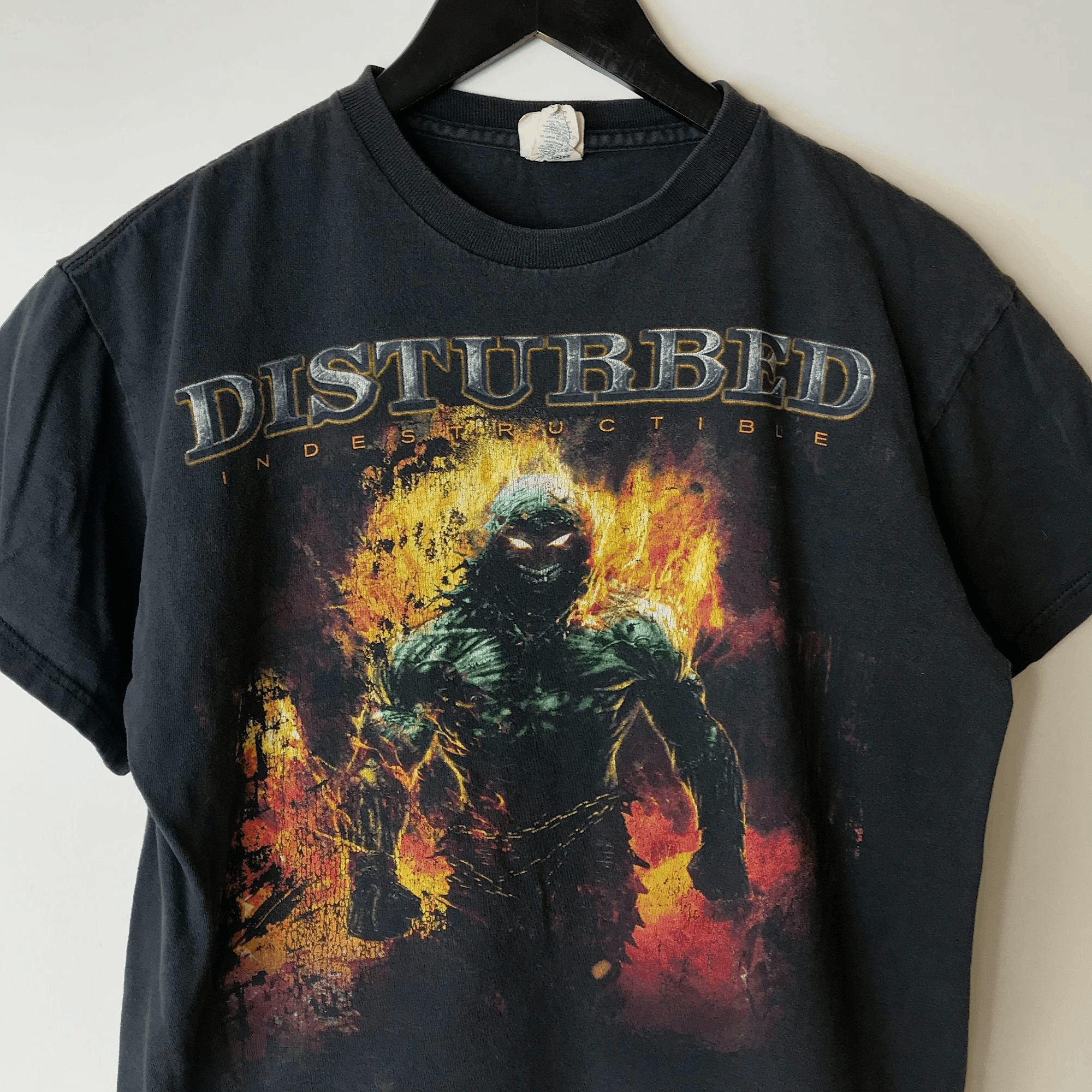 Delta 2009 Vintage Disturbed Indestructible Tour T Shirt 00s Adult Size US S / EU 44-46 / 1 - 11 Thumbnail