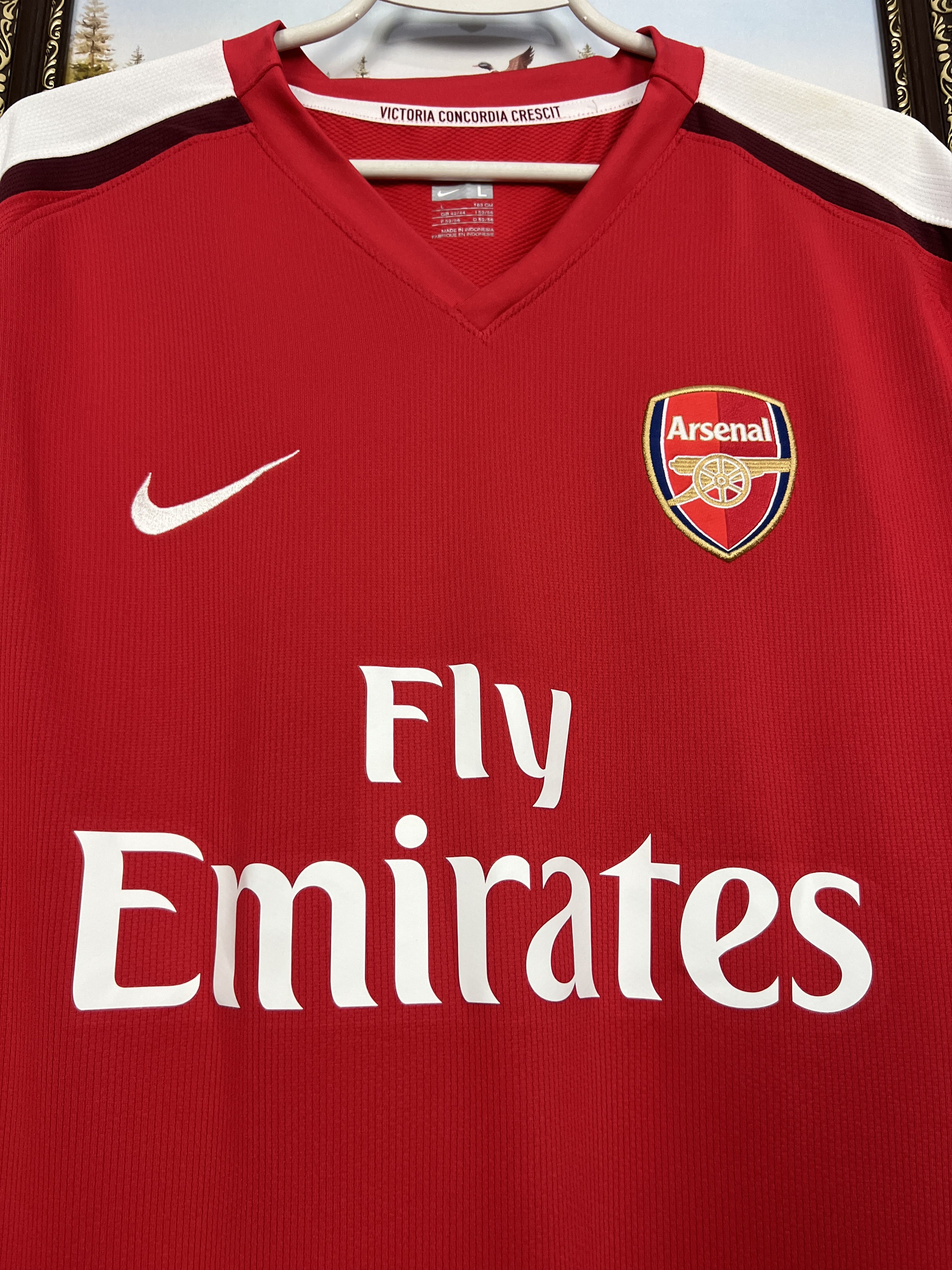 Nike Arsenal Home football shirt 2008 Soccer Nike Jersey Gunners Size US L / EU 52-54 / 3 - 3 Thumbnail