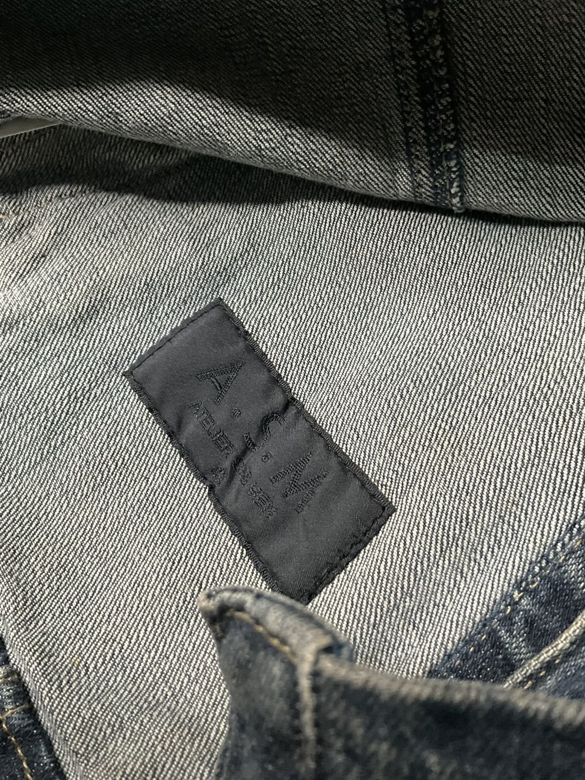 Japanese Brand Atelier Sab Men x If six was Nine Dirt Dyed Biker Denim Jkt Size US M / EU 48-50 / 2 - 13 Thumbnail