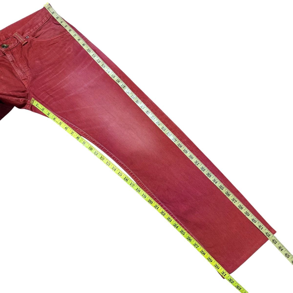 Edwin Vintage Edwin 483XVS Red Denim Jeans Size US 33 - 17 Thumbnail