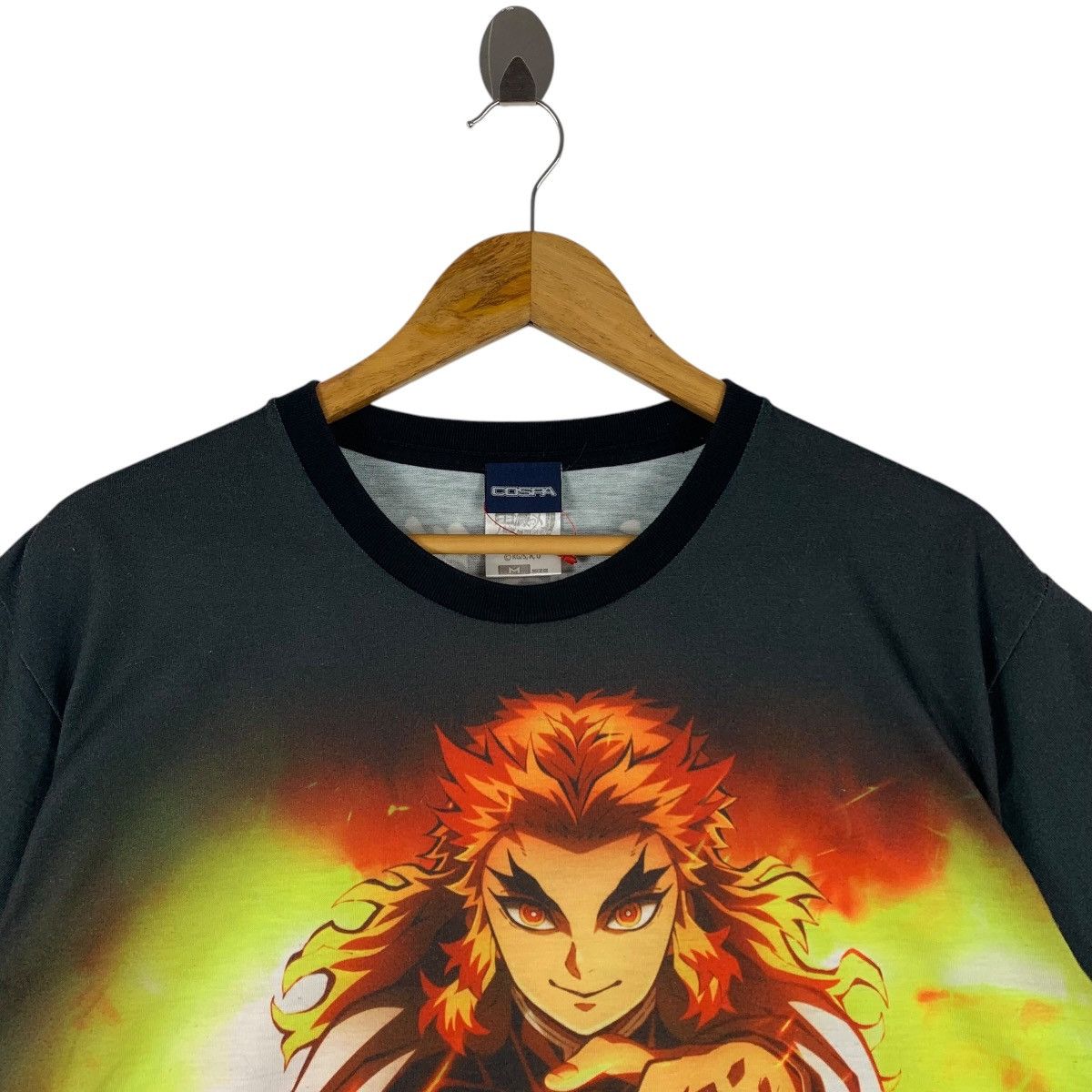 Anime × Japanese Brand DEMON SLAYER Kyojuro Rengoku full print cospa tag tee Size US M / EU 48-50 / 2 - 2 Thumbnail