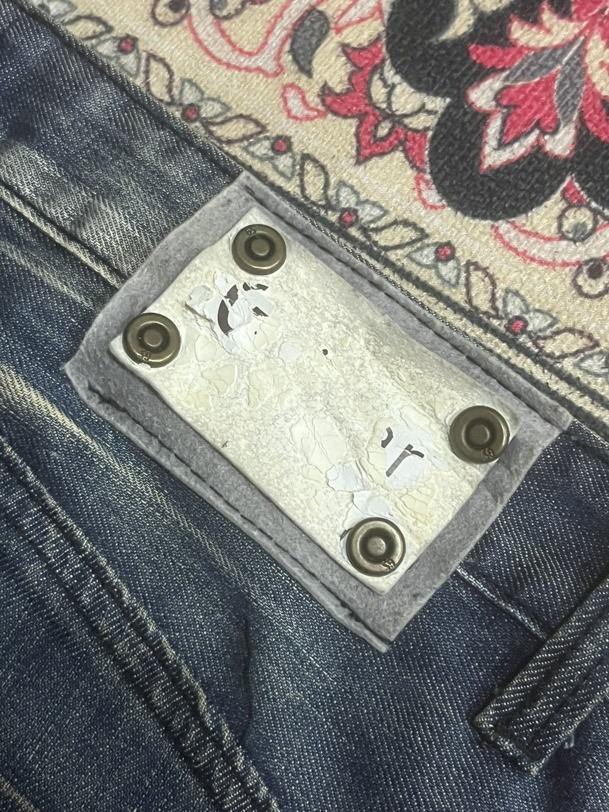 G-Star Vintage G Star Raw Rustic Heavy Whisker Fringe Loose Jeans Size US 33 - 9 Thumbnail