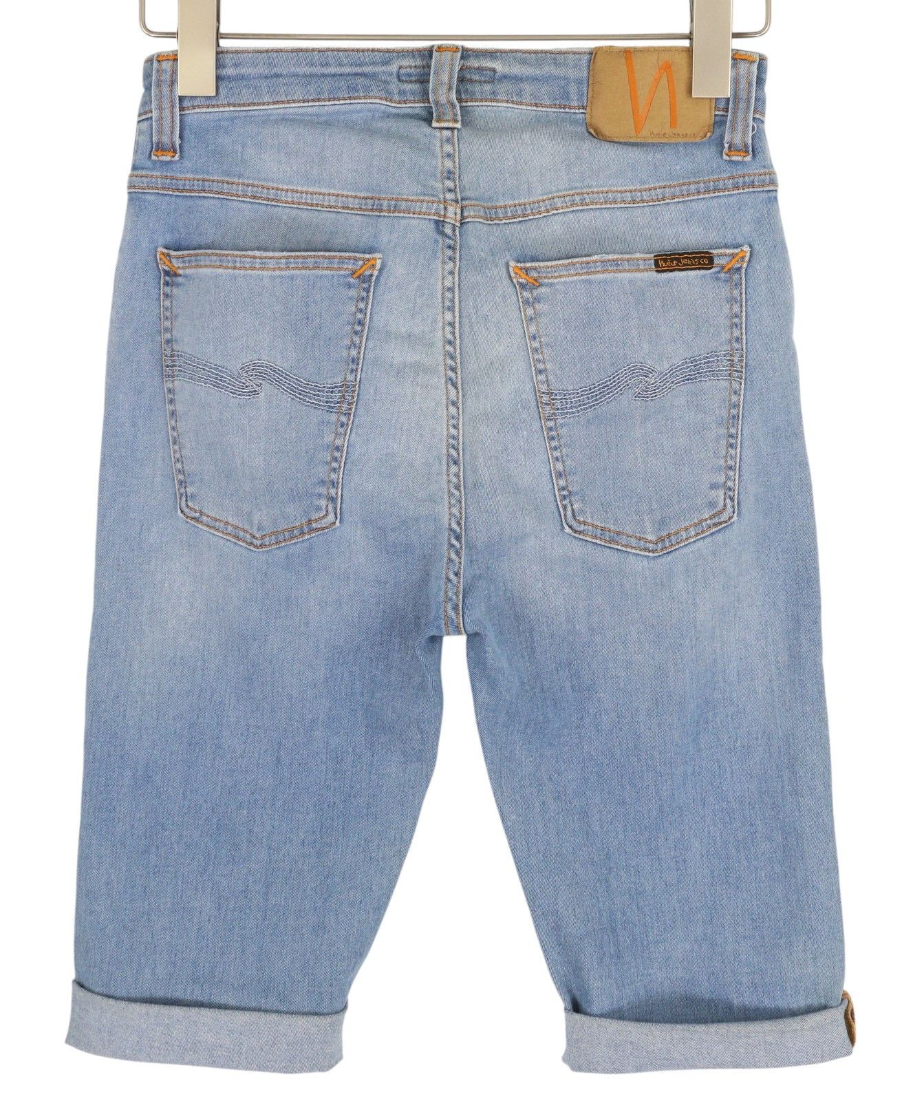 Nudie Jeans HIGHTOP TILDE W30 Blue Denim Shorts 83837 Size US 30 / EU 46 - 2 Thumbnail