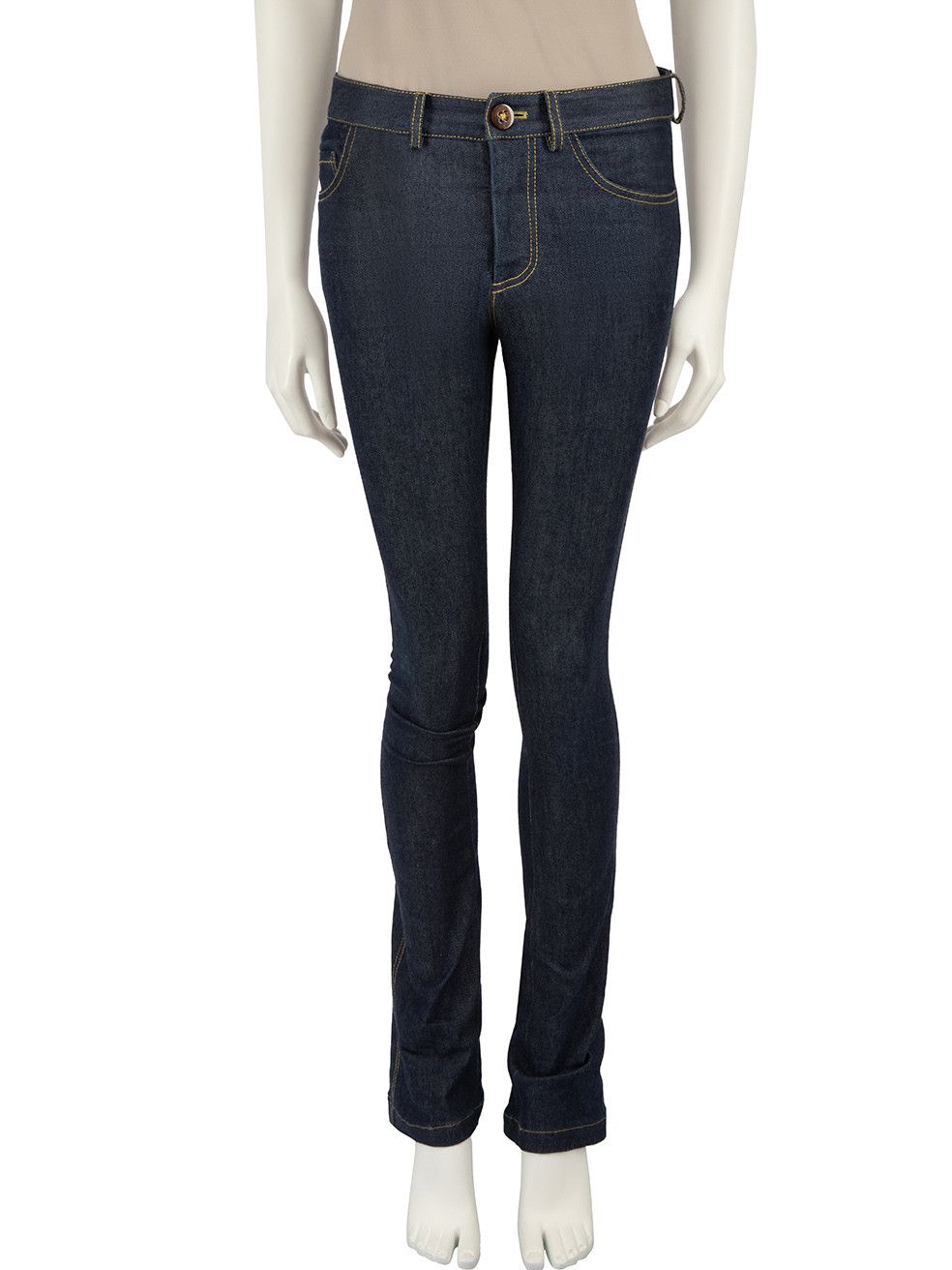 Victoria Beckham Blue Denim Skinny Fit Jeans Size 26" / US 2 / IT 38 - 1 Thumbnail