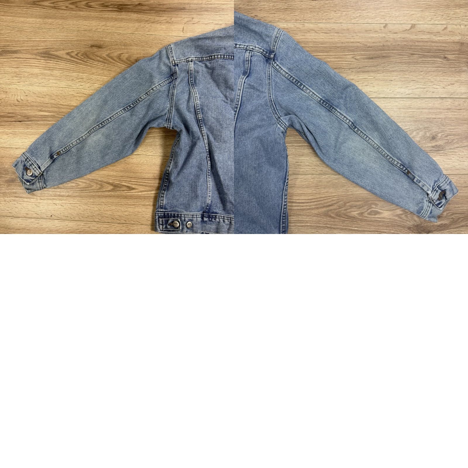 Lee VINTAGE Lee Riveted Medium Wash Blue Denim Trucker Jacket USA Made - Medium Jacket Mens Regular Blue Denimi? Size US M / EU 48-50 / 2 - 9 Thumbnail