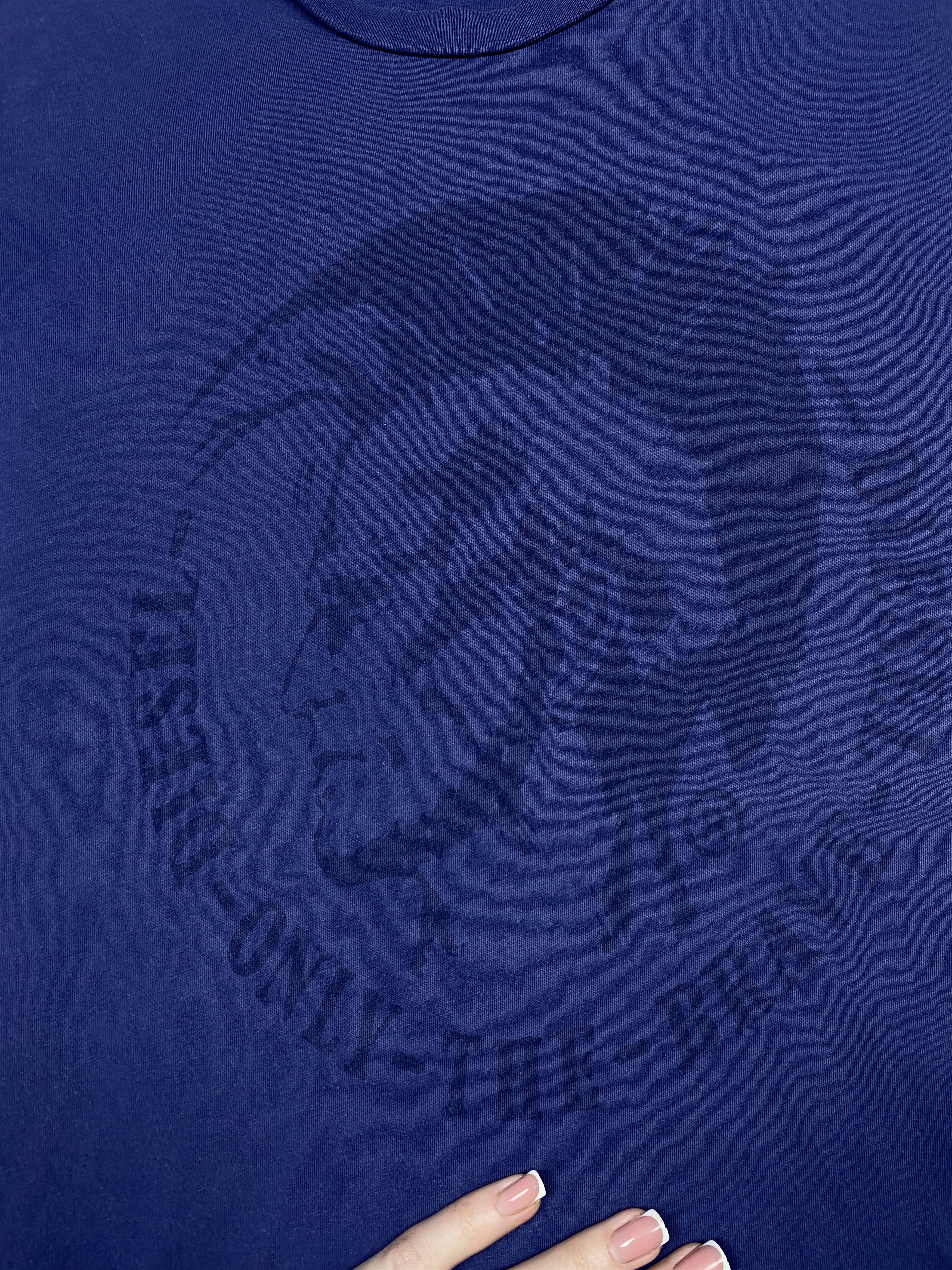 Diesel × Vintage Diesel Vintage Mens Big Logo Punk T-Shirt Size US S / EU 44-46 / 1 - 3 Thumbnail