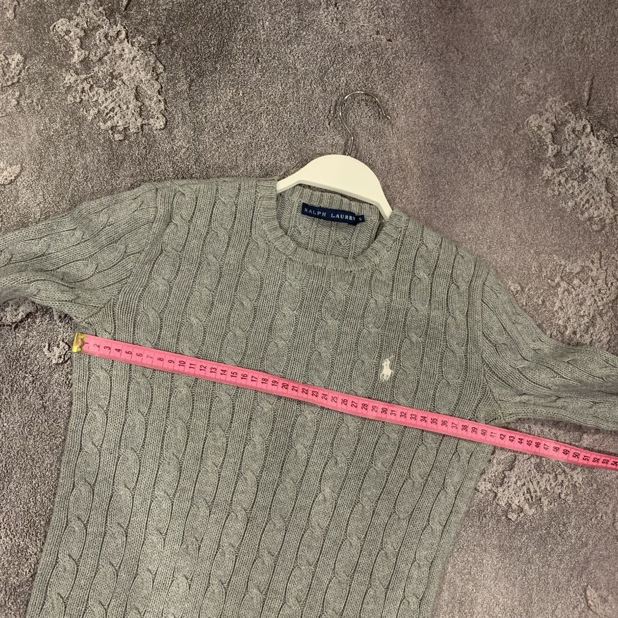 Polo Ralph Lauren Vintage Polo Ralph Lauren Gray Knited Sweater Size S Size S / US 4 / IT 40 - 14 Thumbnail