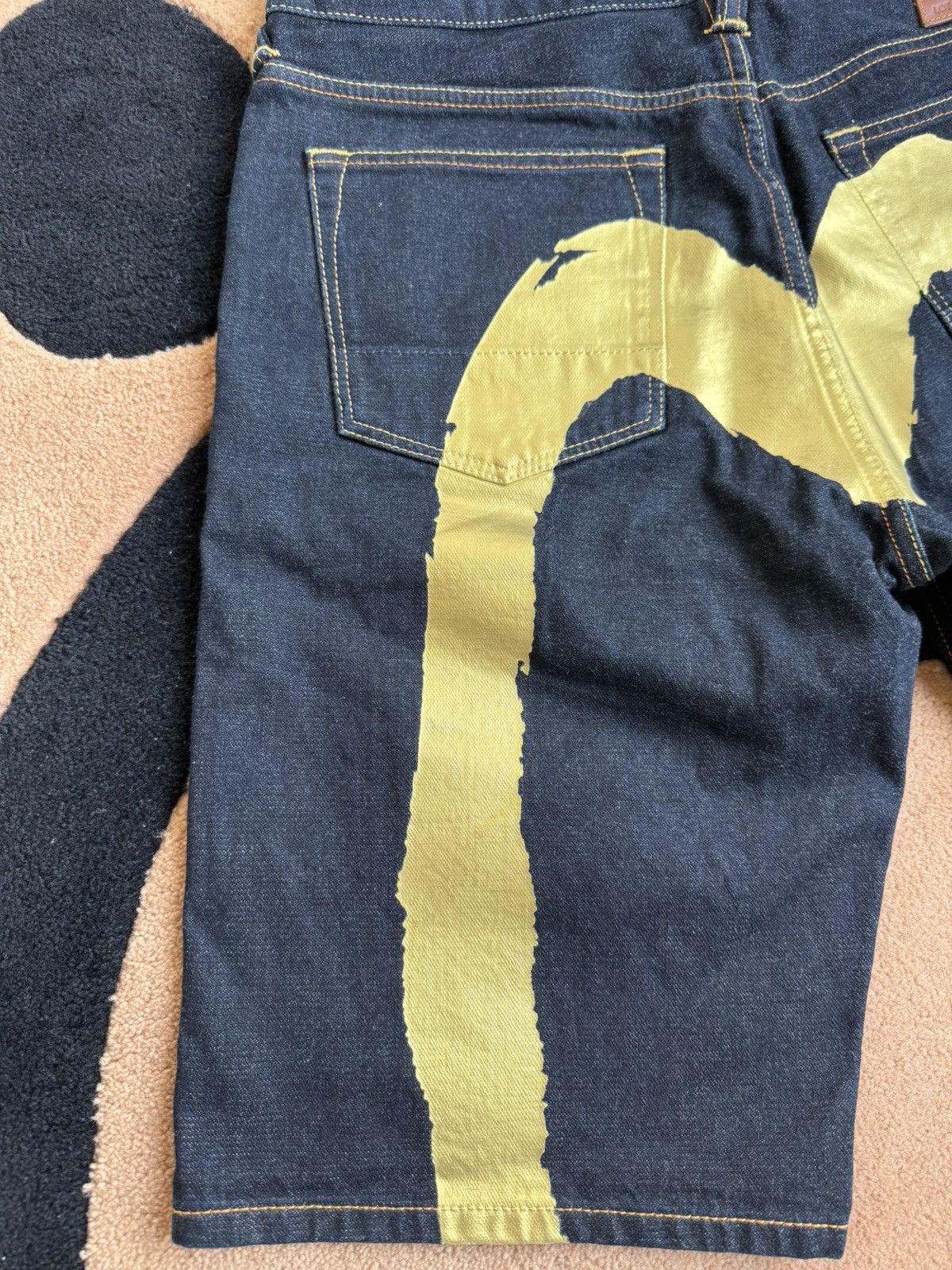 Evisu EVISU golden paint daicock denim shorts！size：32 Size US 32 / EU 48 - 6 Thumbnail