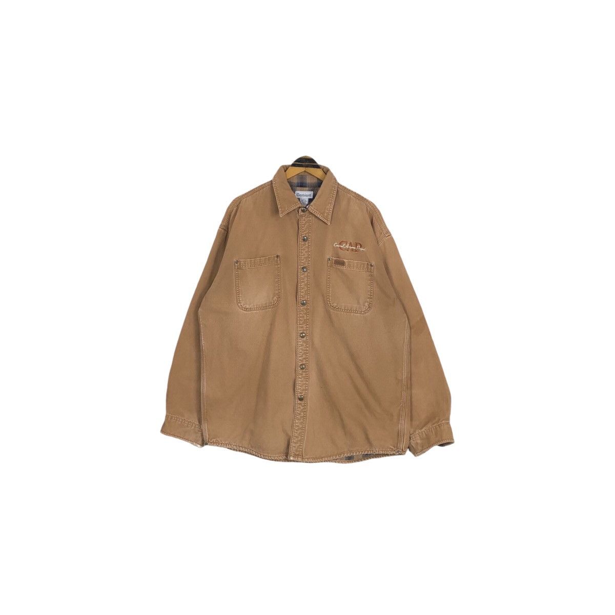 Carhartt × Vintage Vintage Carhartt WorkerJacket Central Arizona Project Jacket Size US L / EU 52-54 / 3 - 2 Thumbnail