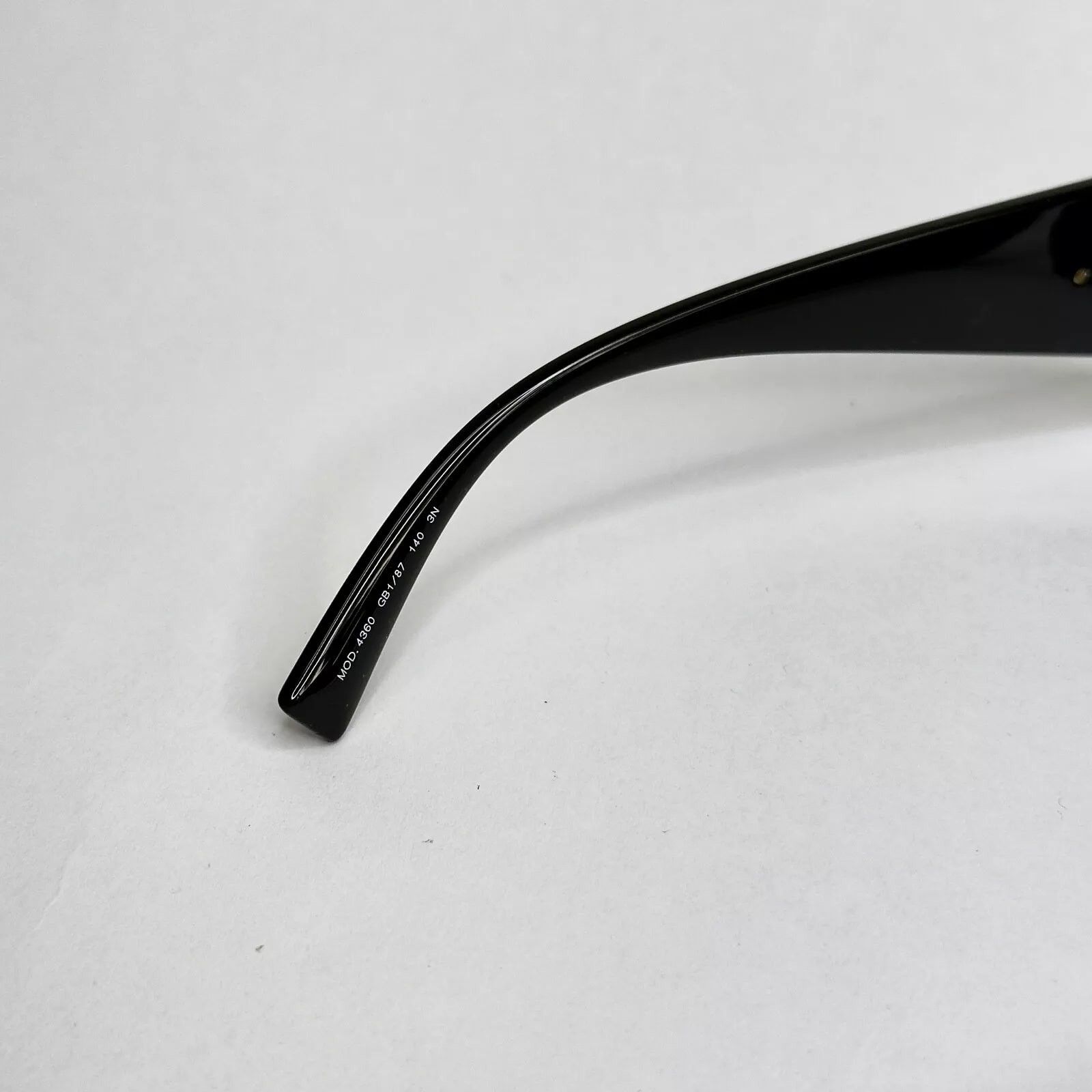 Versace VERSACE VE4360 GRECA Black Gold Medusa Logo Sunglasses 4360 Size ONE SIZE - 3 Thumbnail