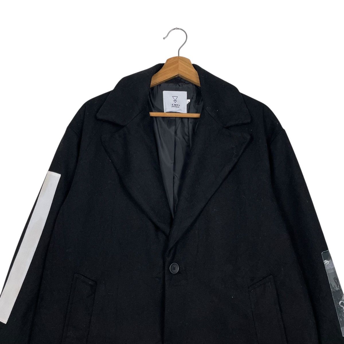 Japanese Brand KMK Japan Brand Black Overcoat Size US M / EU 48-50 / 2 - 2 Thumbnail