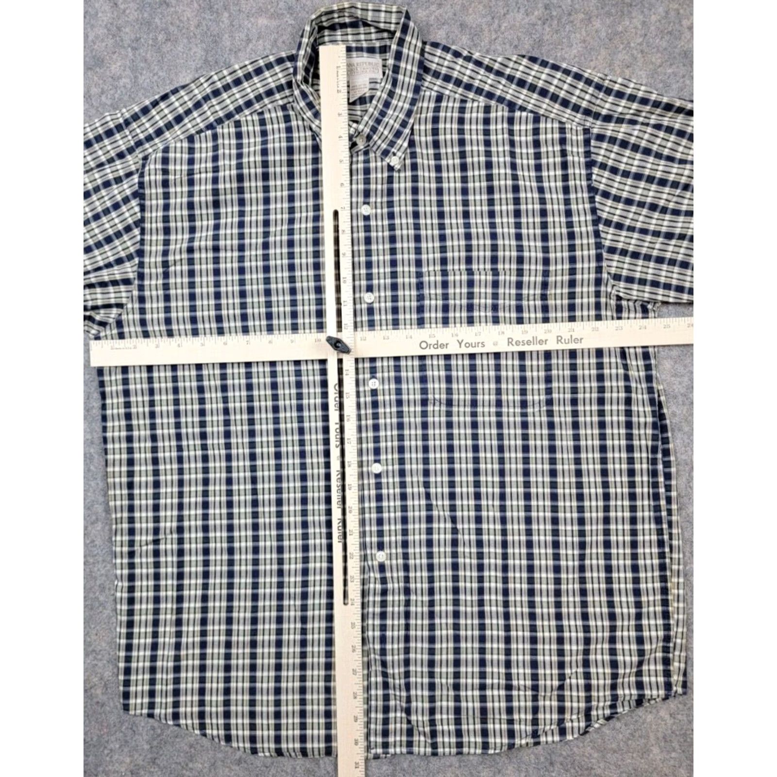 Banana Republic VINTAGE Banana Republic Shirt Mens Large Safari & Travel Clothing Co. Plaid Button-Up Casual Retro Outdoor Size US L / EU 52-54 / 3 - 6 Thumbnail