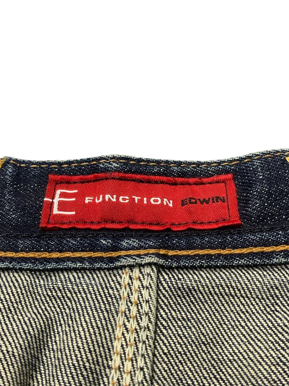Edwin × Hysteric Glamour Vintage Edwin E Function Curved Leg Distressed Jeans Size US 30 / EU 46 - 16 Thumbnail