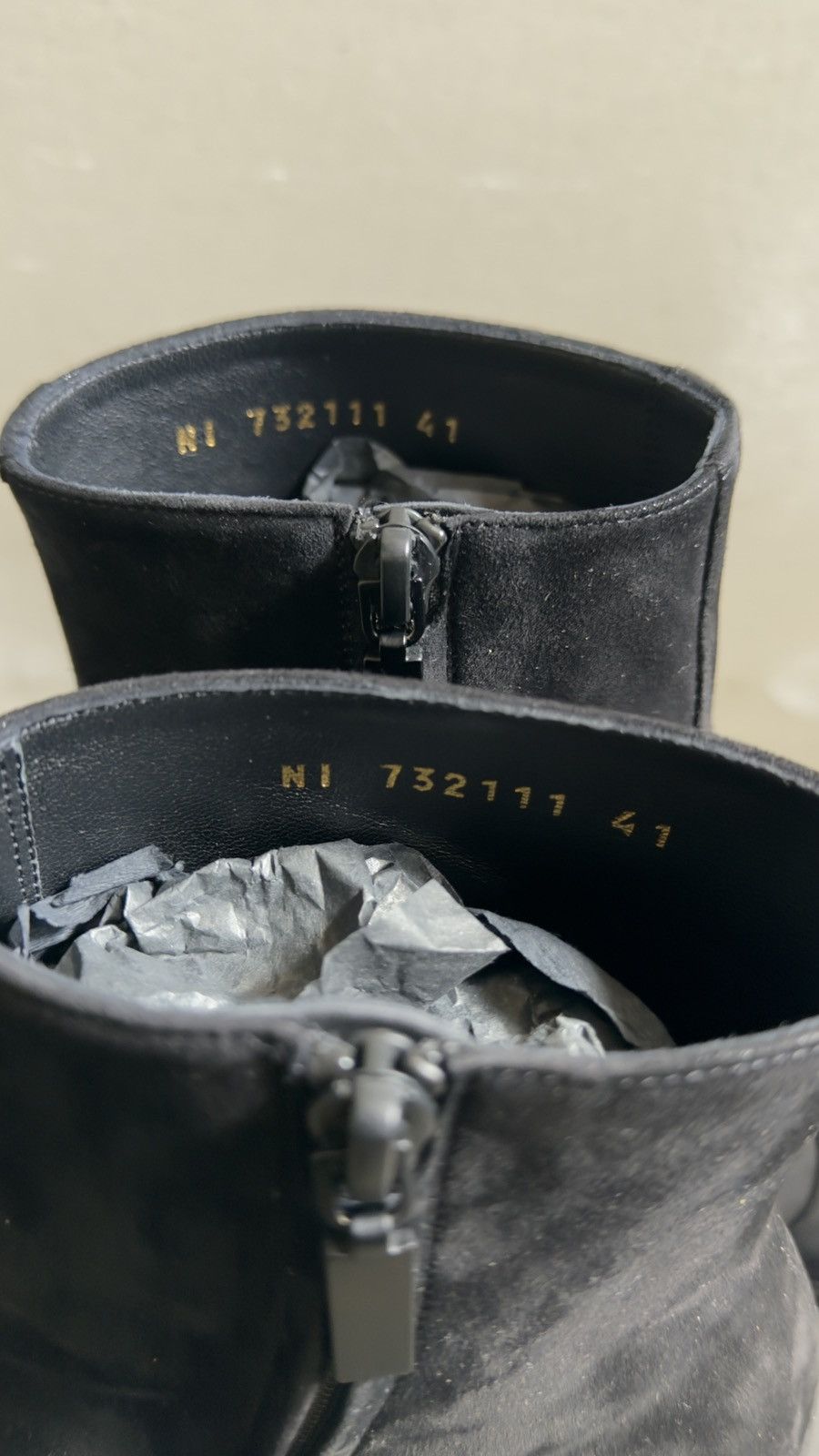 Saint Laurent Paris Saint Laurent Vassili Boots in Shimmering Suede Size US 8.5 / EU 41-42 - 8 Thumbnail