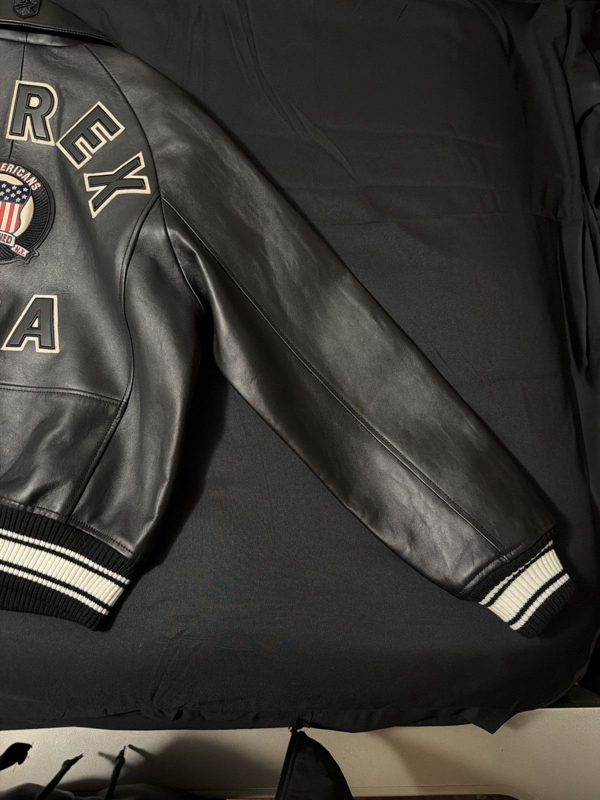 Avirex Avirex black leather jacket Size US S / EU 44-46 / 1 - 3 Thumbnail