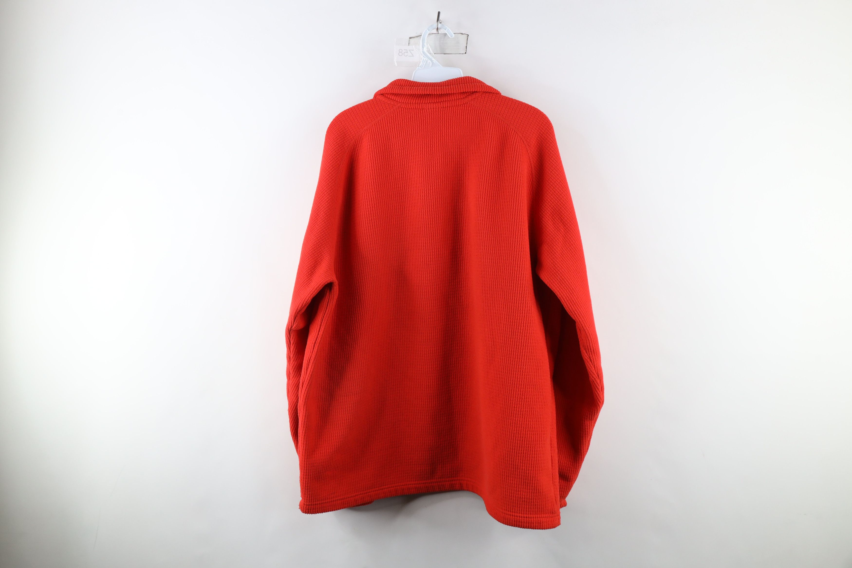 The North Face × Vintage Vintage The North Face Textured Half Zip Sweater Orange Size US XL / EU 56 / 4 - 9 Thumbnail