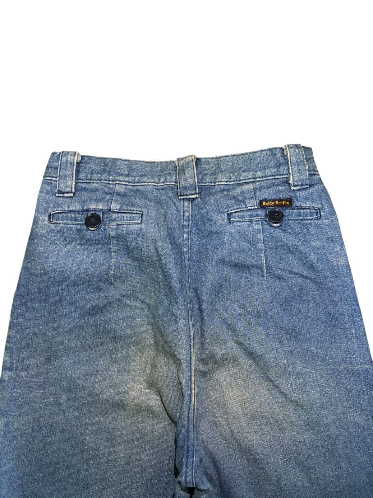 Fubu Vintage Japanese Brand Blue Wash Baggy Flare Jeans Size 25" / US 0 / IT 36 - 4 Thumbnail