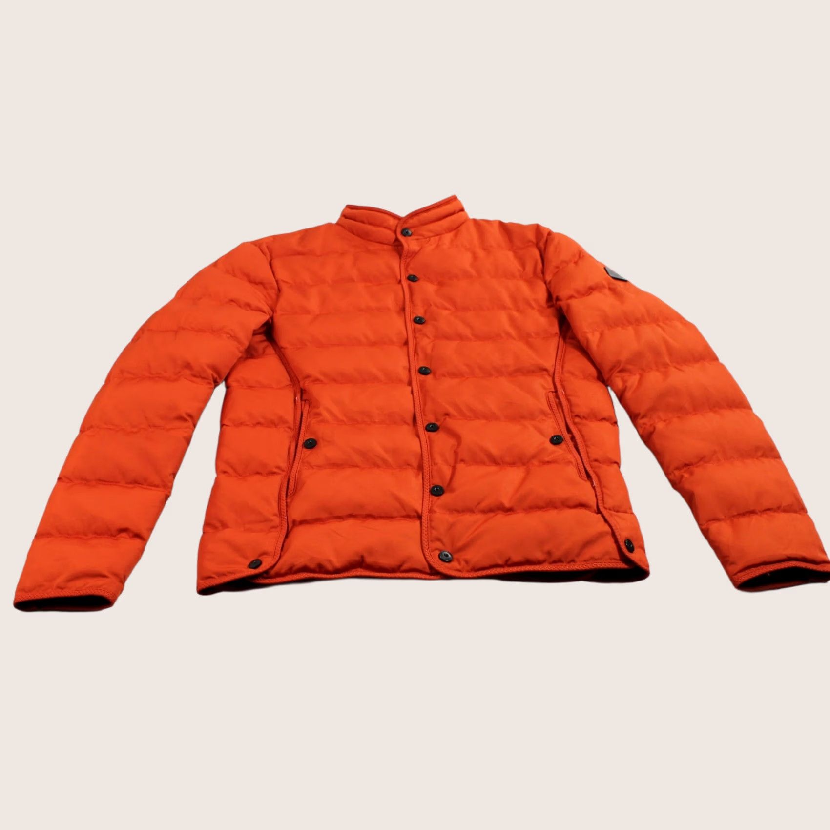 Vintage Shi Chen Jacket Men Medium Orange Quilted Puffer Full Zip Casual Outdoor Artsy Size US M / EU 48-50 / 2 - 1 Thumbnail