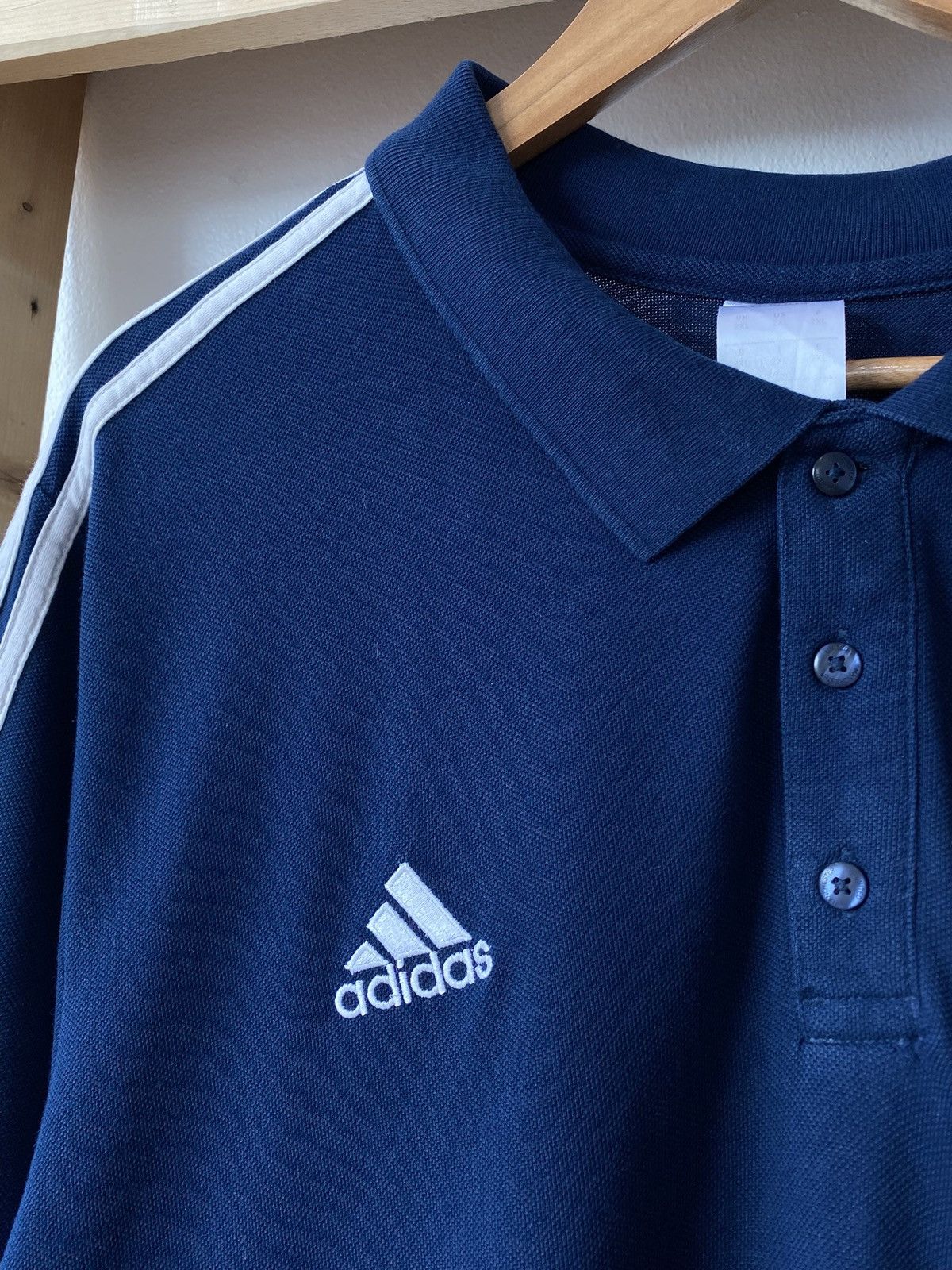 Adidas Adidas 2018/19 Manchester United Polo Shirt Size US XL / EU 56 / 4 - 4 Thumbnail