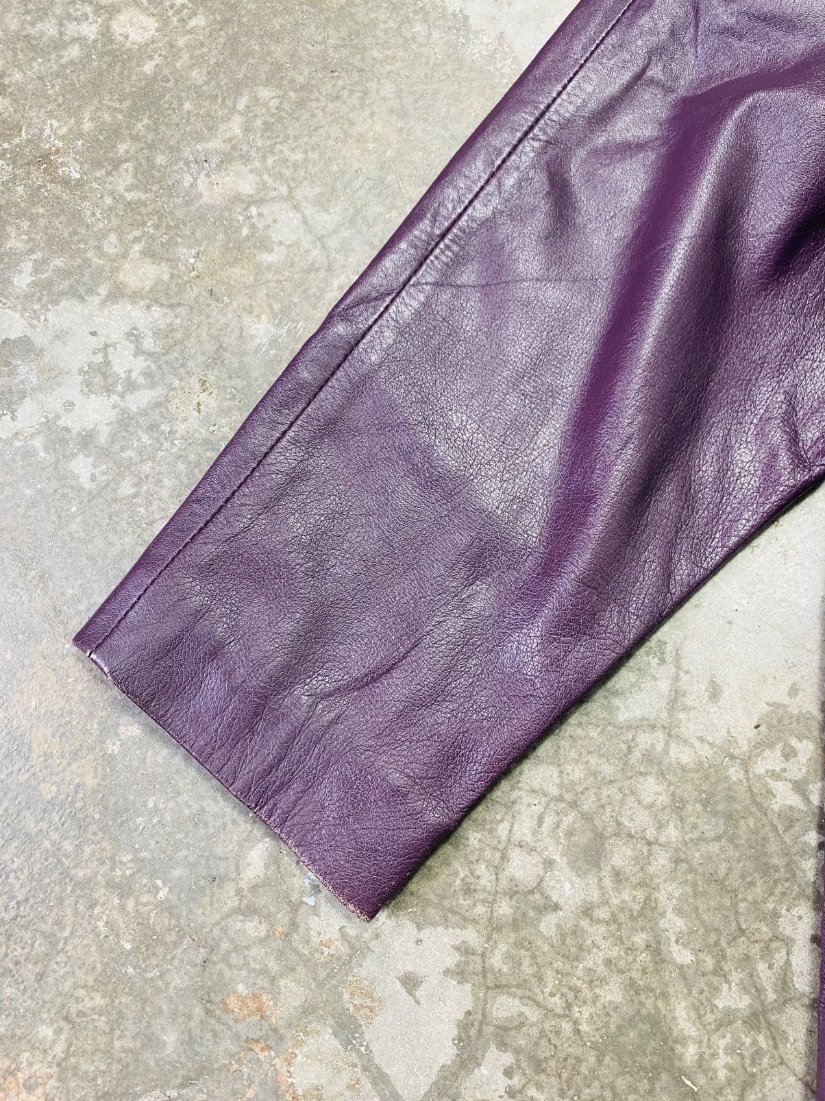 Gianni Valentino Rare Vintage Gianni Valentino Leather Jacket Size L / US 10 / IT 46 - 5 Thumbnail