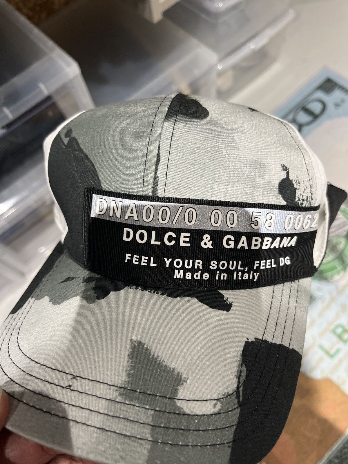 Dolce Gabbana “Feel Your Soul” Camo Cap-Size 58