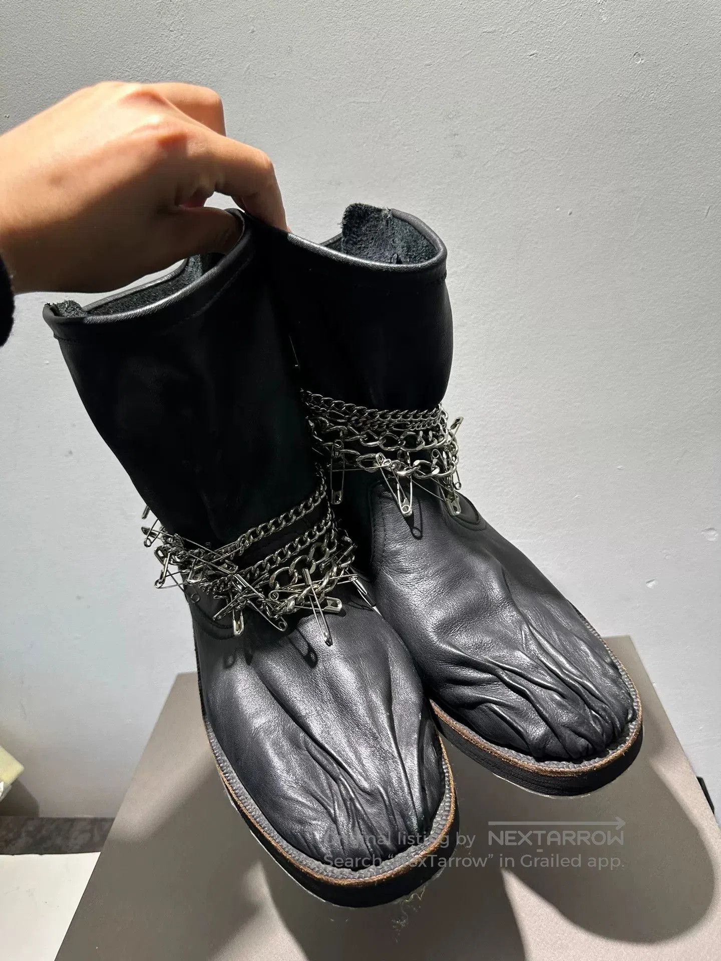 Comme des Garcons Homme Plus comme des garcons chain engineer boots. Size US 7.5 / EU 40-41 - 5 Thumbnail