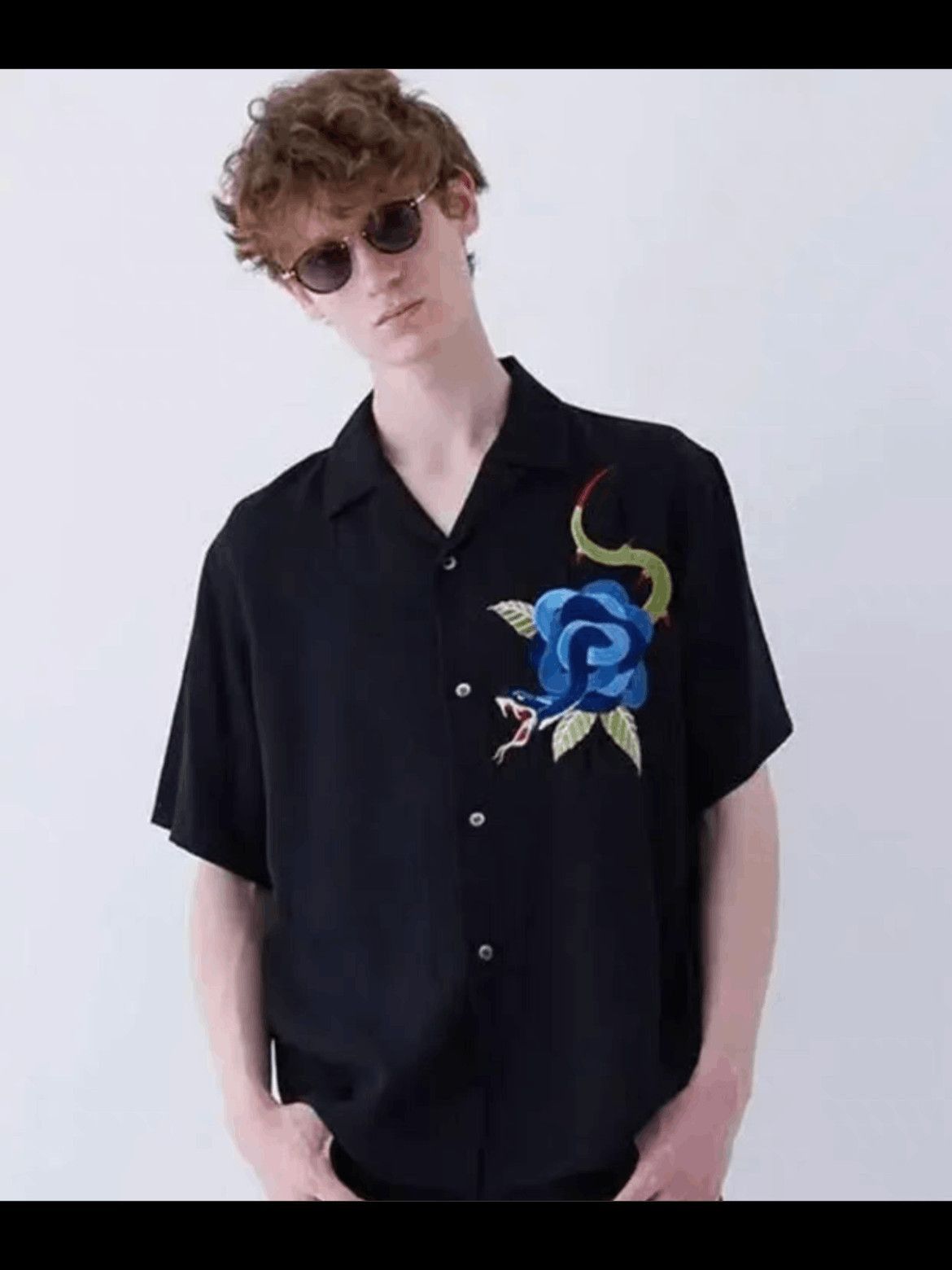 Undercover Undercover 17SS Snake Rose Stitch Shirt-2508 Size US L / EU 52-54 / 3 - 6 Thumbnail