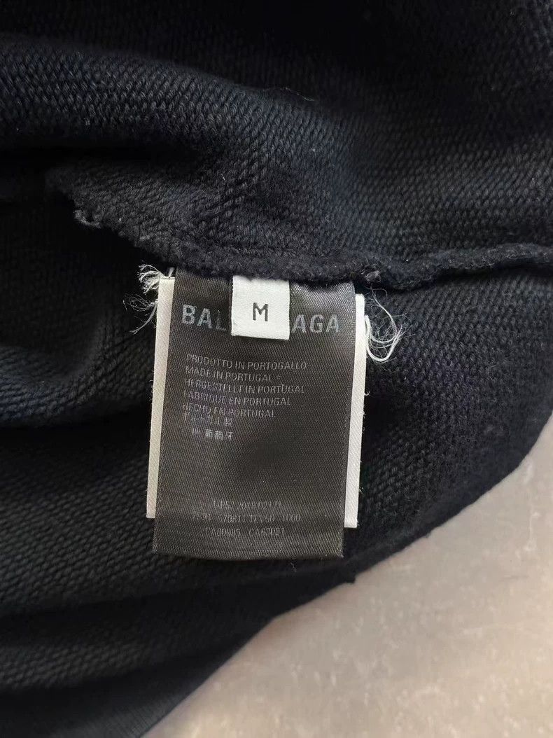 Balenciaga Balenciaga Black Rainbow Wheat Ear Hoodie Size US M / EU 48-50 / 2 - 4 Thumbnail