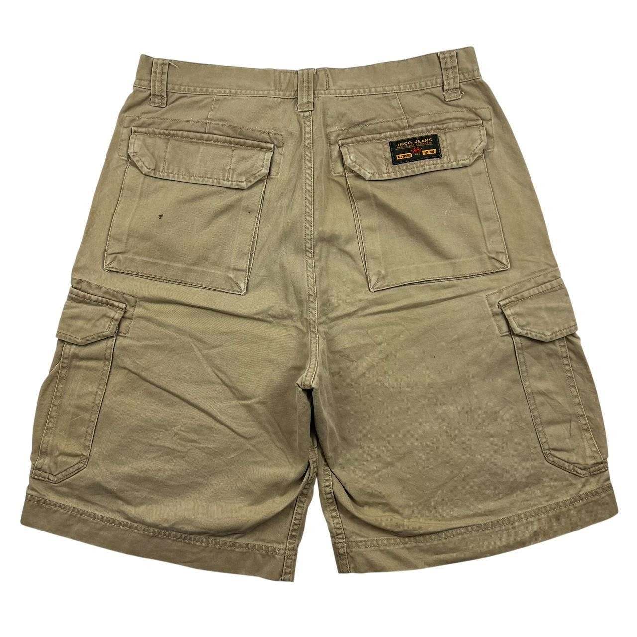 JNCO Vintage Jnco Baggy Embroidered Dragon Cargo Shorts Waist 33 Size US 33 - 2 Thumbnail