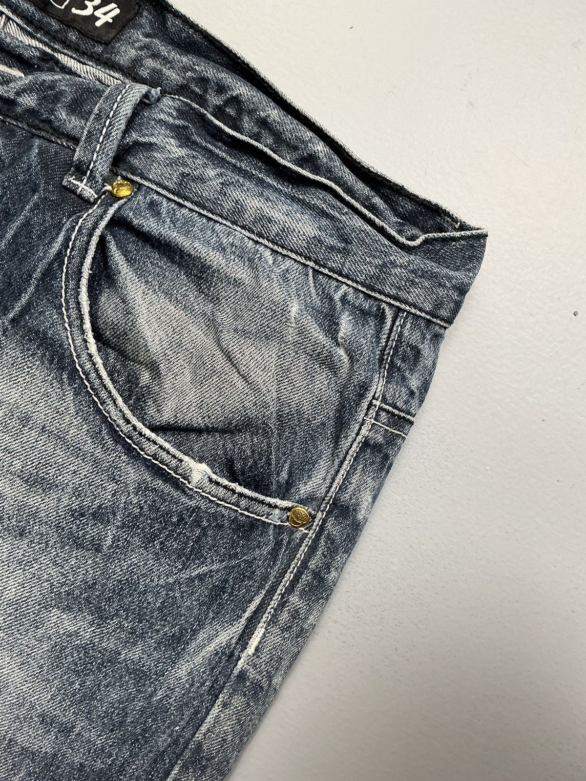 Wrung Vintage wrung Davidson embroidered denim Size US 36 / EU 52 - 7 Thumbnail