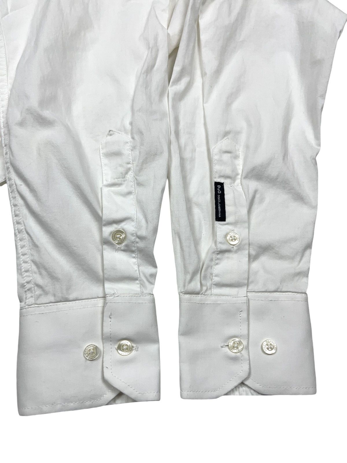 Dolce & Gabbana × Vintage Vintage Dolce & Gabbana Embroidered Logo Button Up Shirt Size US XL / EU 56 / 4 - 7 Thumbnail