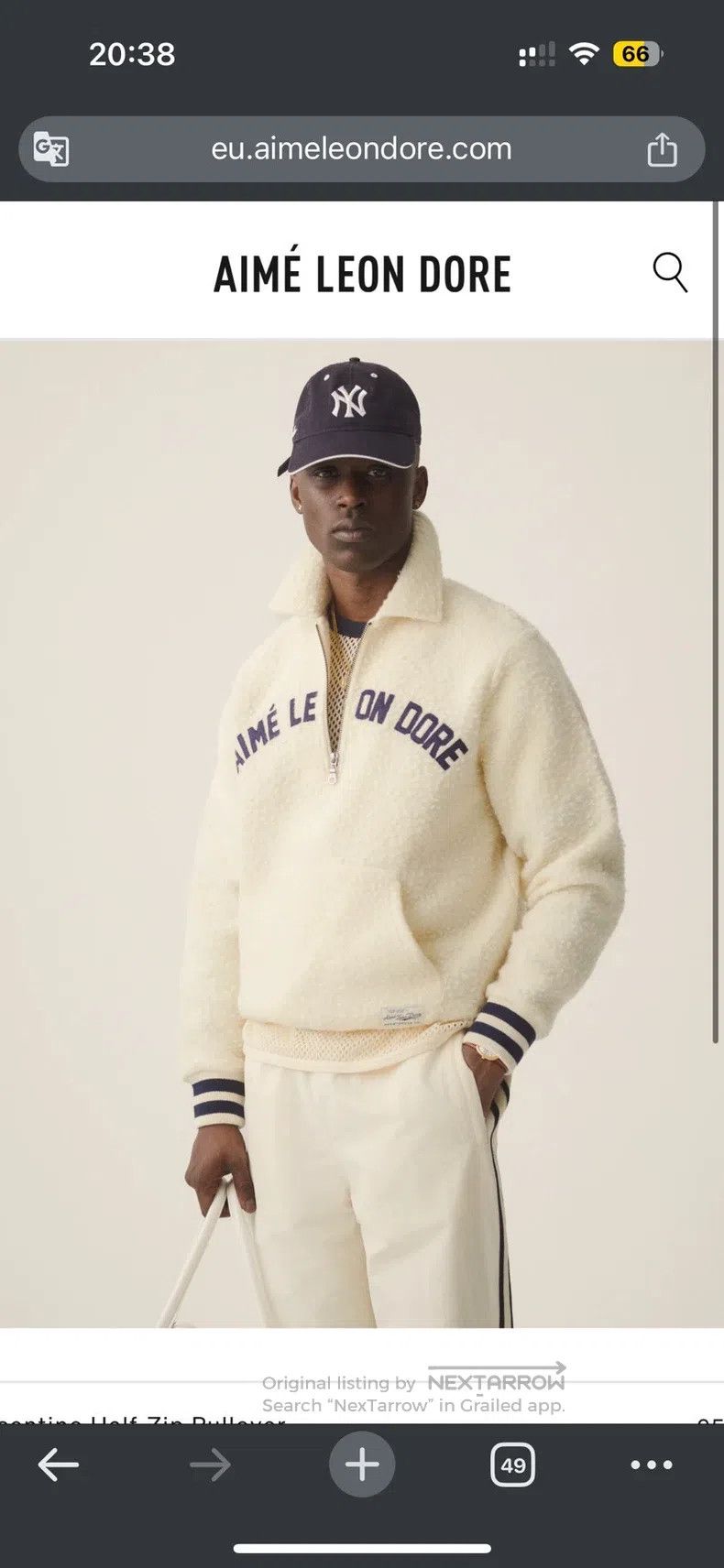 Aime Leon Dore Aime Leon Dore Wool Half-Zip Knit Sweater Size US L / EU 52-54 / 3 - 2 Thumbnail
