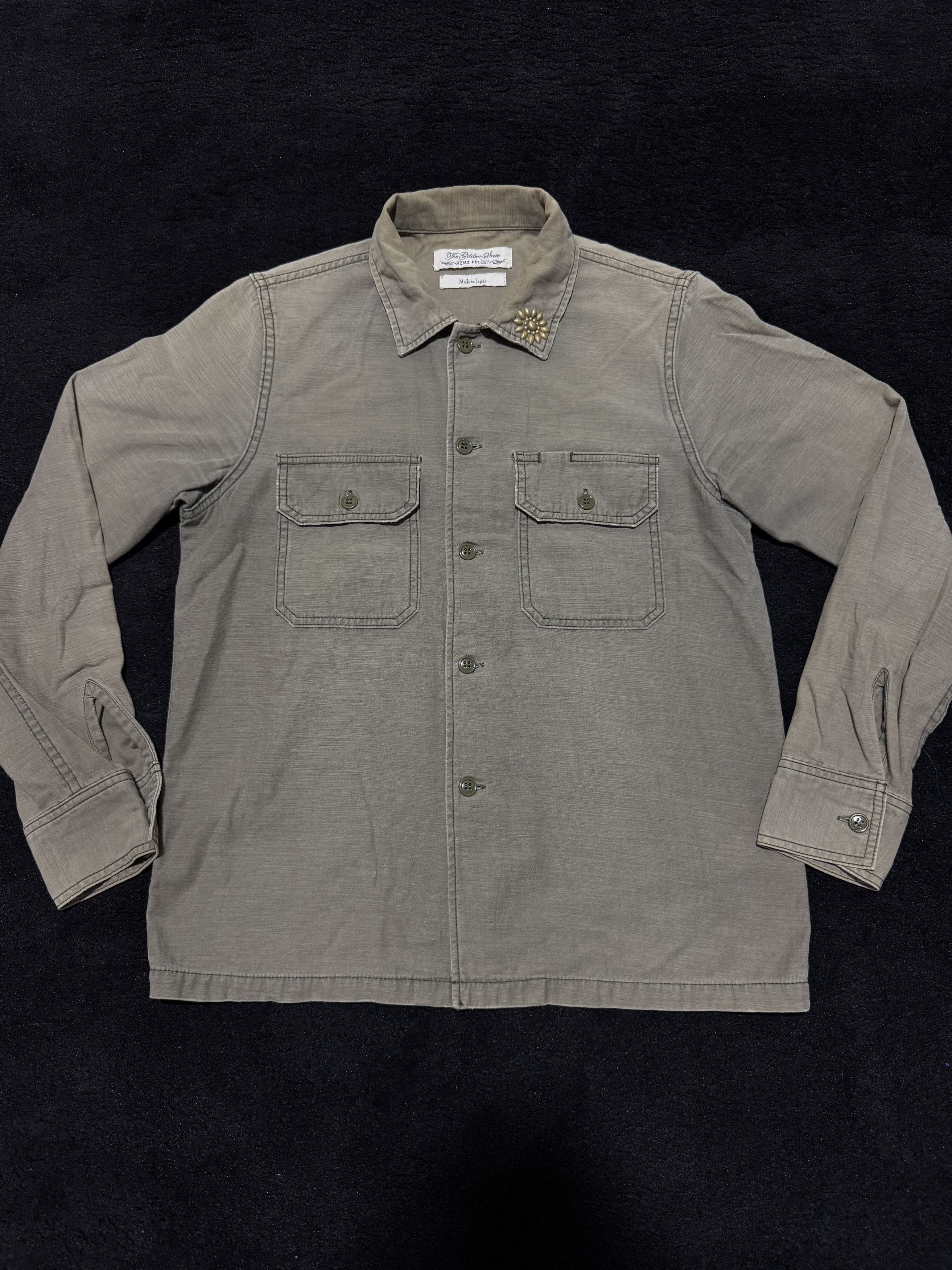 Remi Relief Remi Relief Army Military Embroidered Shirt Sun Faded Size US M / EU 48-50 / 2 - 1 Thumbnail