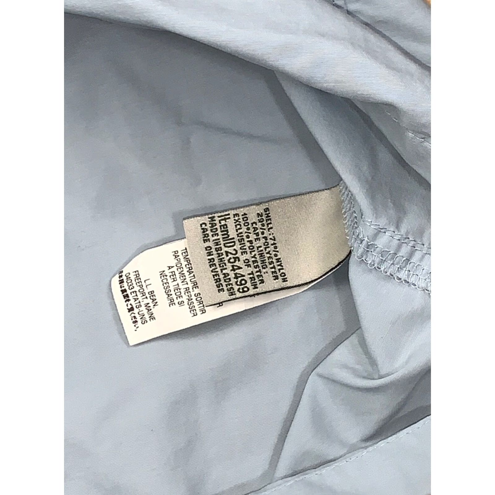 Vintage L.L. Bean Powder Blue Long Sleeve Button Up L Reg Women Casual Shirts Long Sleeve Button Up Powder Blue L Reg Women Activewear Solid Blue Women Size L / US 10 / IT 46 - 4 Thumbnail