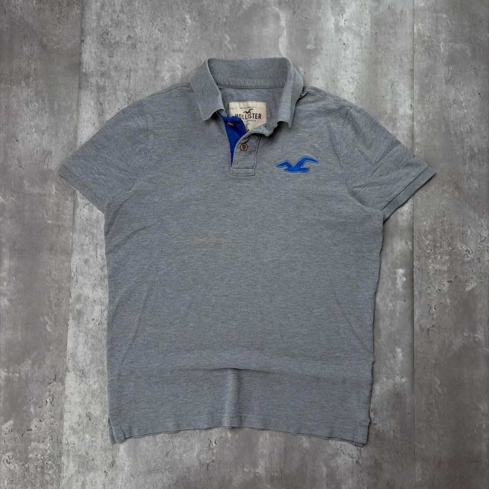 Other Y2K Grey Hollister Surf Grunge Polo Shirt Size US M / EU 48-50 / 2 - 1 Thumbnail